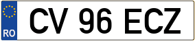 Truck License Plate